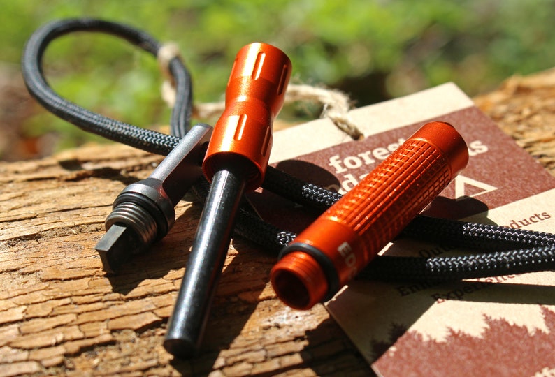Aluminium Ferro Rod Fire Steel & Tungsten Carbide Striker ...