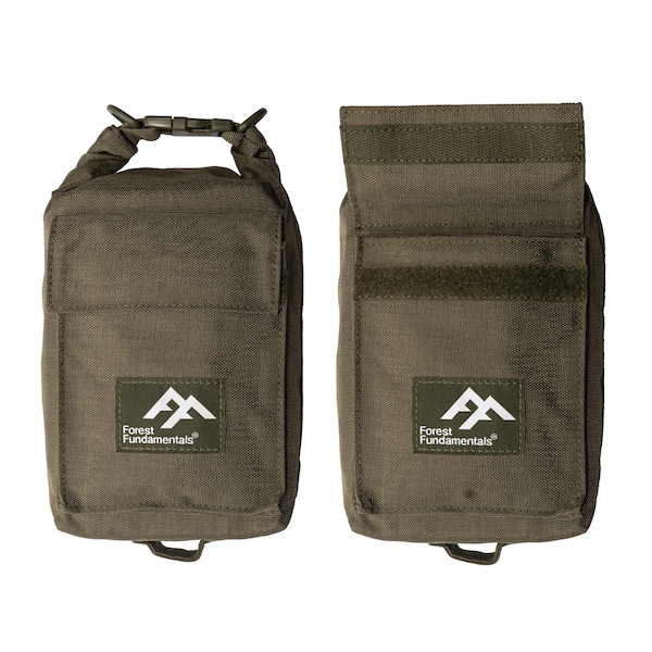 Mess Tin Bag | 1000D Cordura Nylon Roll-Top Pouch | Fits Various Army Mess Tin Sizes | External Pockets, D-Ring Points, & Handles