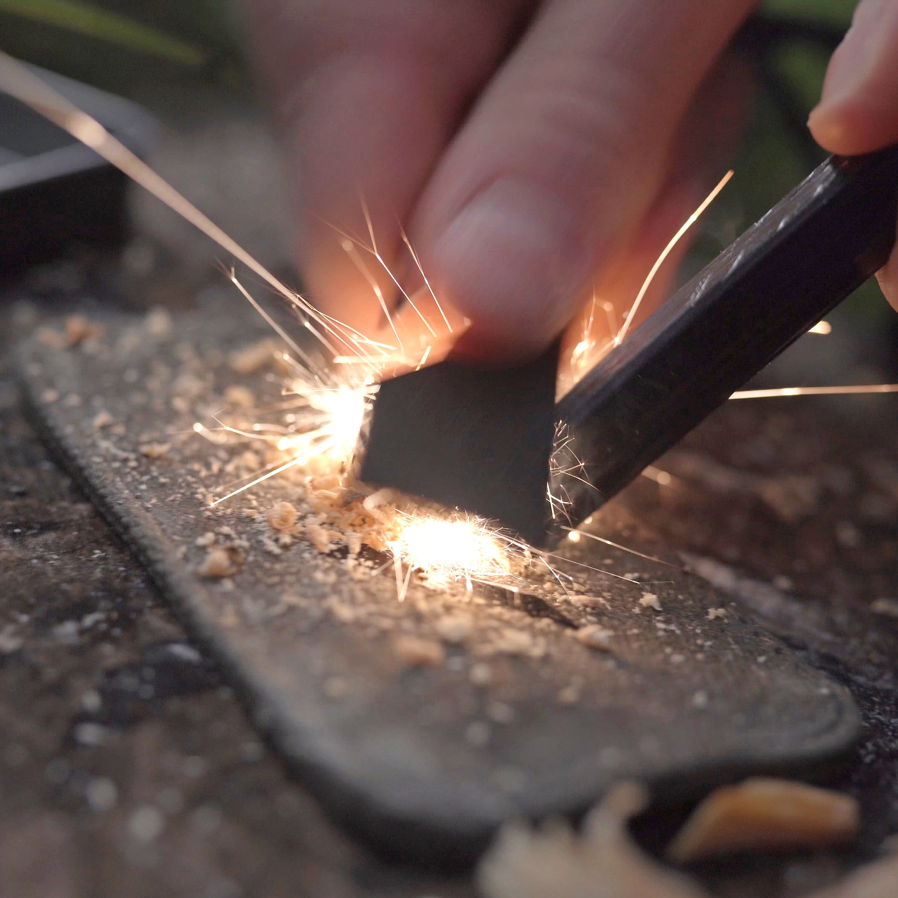 Pocket-Sized Fire Lighting Kit With Ferro Rod - Waterproof & Works When Wet | Survival & Camping