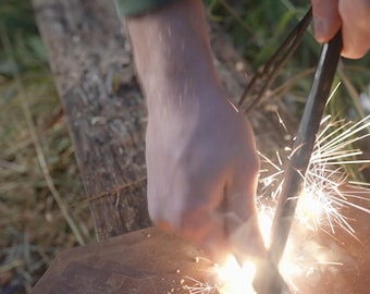 Beast Fire Starter™ / Super Large Big / Barra de ferrocerio y encendedor / Camping, Bushcraft Fire Starter, Inc Stealth Fire Starters