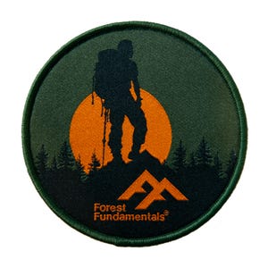 Forest Fundamentals Round Logo Patch