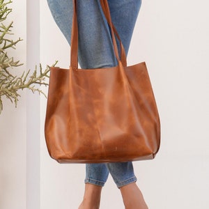 Extra Large tote bag Shopping leather bag Tote leather bag Leather tote bag Woman leather tote Woman shoulder bag Christmas gift for Holiday