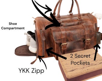 Bolsa de lona de cuero, bolsa de fin de semana personalizada, bolsa de yoga, bolsa de gimnasio, bolsa de equipaje de regalo para padrinos de boda, bolsa de lona con compartimento para zapatos y ladrillos de yoga