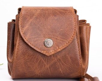 Personalized Leather Dice Bag for Dungeons and Dragons Players Leather Drawstring Dice Bag DND Dice Pouch Valentines day Gift For DnD Playe