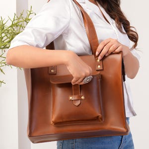 Leather laptop bag Women Leather Laptop briefcase MacBook Bag For M1 M2 M3 Business Leather Bag leather satchel Messenger For Christmas Gift