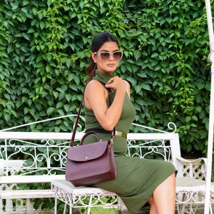 Mini Leather crossbody bag, Women city Bag, Cute Leather Purse, Leather Purse for Girl, Mini leather handbag, Leather Handbag, Women gift
