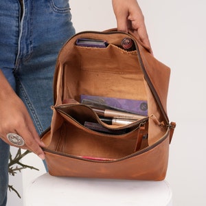 Leder Kosmetiktasche Leder Kulturtasche Make Up Tasche für Brautjungfer Leder Dopp Kit Für Frauen Make-up und Schmuck Veranstalter Für Braut Geschenk