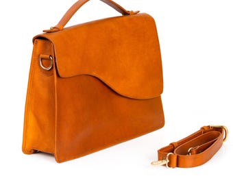 Leather laptop bag Women Leather Laptop briefcase MacBook Bag For M1 M2 M3 Business Leather Bag leather satchel Messenger For Christmas Gift