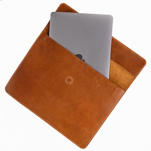 custodia in pelle per laptop custodia in pelle per MacBook Pro Air da 13" a 16" M1 M2 M3 custodia personalizzata per laptop HP Dell Acer regalo per la festa della mamma custodia per Mac