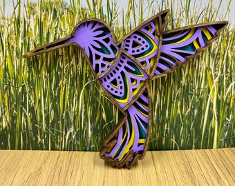 Wall Hanging/Wooden Hummingbird