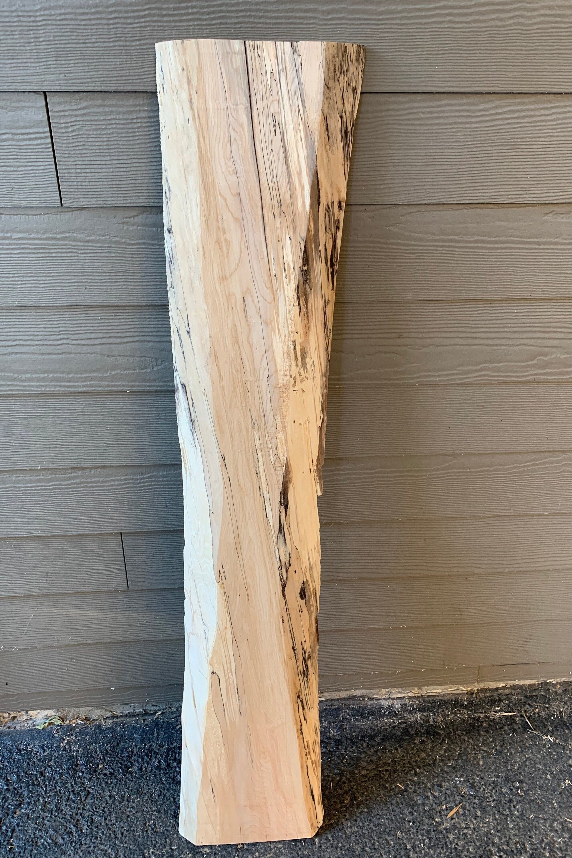 Live Edge Spalted Maple Slab Etsy Canada