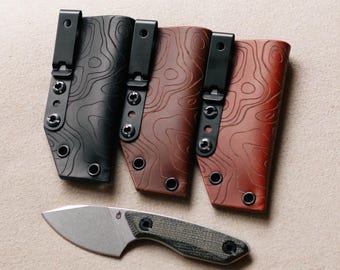 Leather Knife Sheath | EDC Fixed Blade | Handmade Pocket Sheath | Pocket Knife Carry