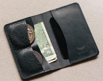 EDC Coin Wallet, EDC Topo Wallet, Challenge Coin Storage, Every Day Carry, Military Gift