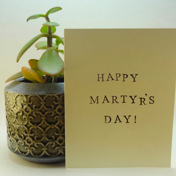 Martyr's Day (Mother's Day)