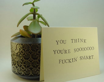 Medical Think You're Smart. (Graduation)