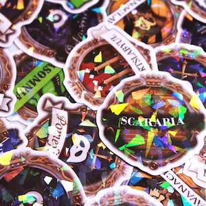 Holographic Twisted Wonderland Stickers | TWST