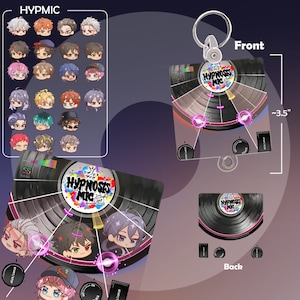 PREORDER CLOSED: Hypmic Hypnosis Mic 3.5" Customized Openable Shaker Charm