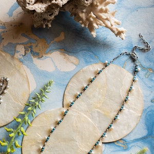Druppels lichte ketting/925 sterling zilver/geoxideerd Pools/ontwerper/handgemaakt/bruiloftskleding/feest/een van een soort/uniek/cadeau/damessieraden