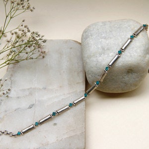 Uitstralen Choker/925 Sterling Zilver/Geoxideerd Pools/Ontwerper/Handgemaakt/Bruiloftskleding/Kundan/Party/One of a Kind/uniek/cadeau/damessieraden