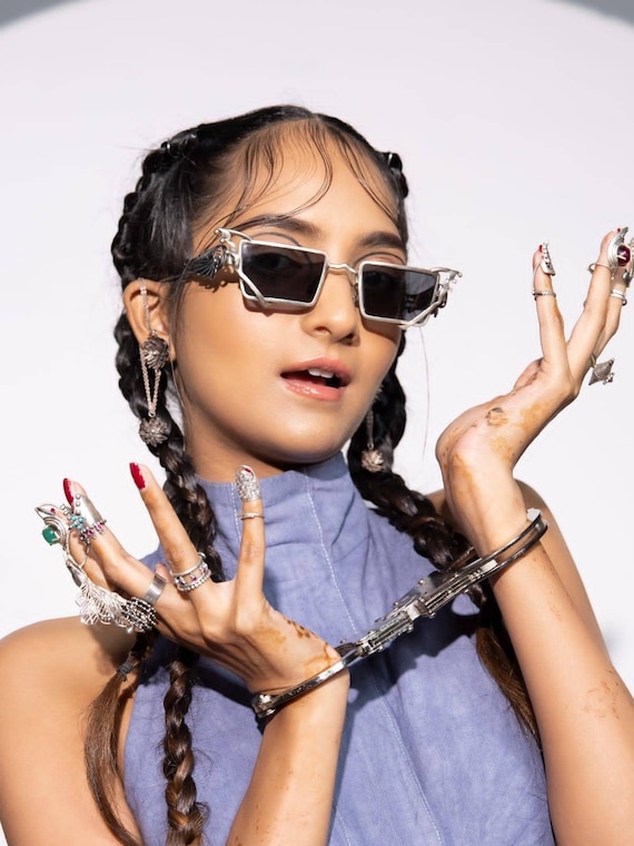 Silver cheap shades sunglasses