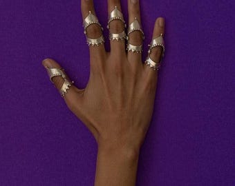 Anillo de tiburón blanco/Plata de ley 925/Esmalte oxidado/Diseñador/Hecho a mano/Étnico/Ropa de boda/Único/Regalo/Joyas para mujer/