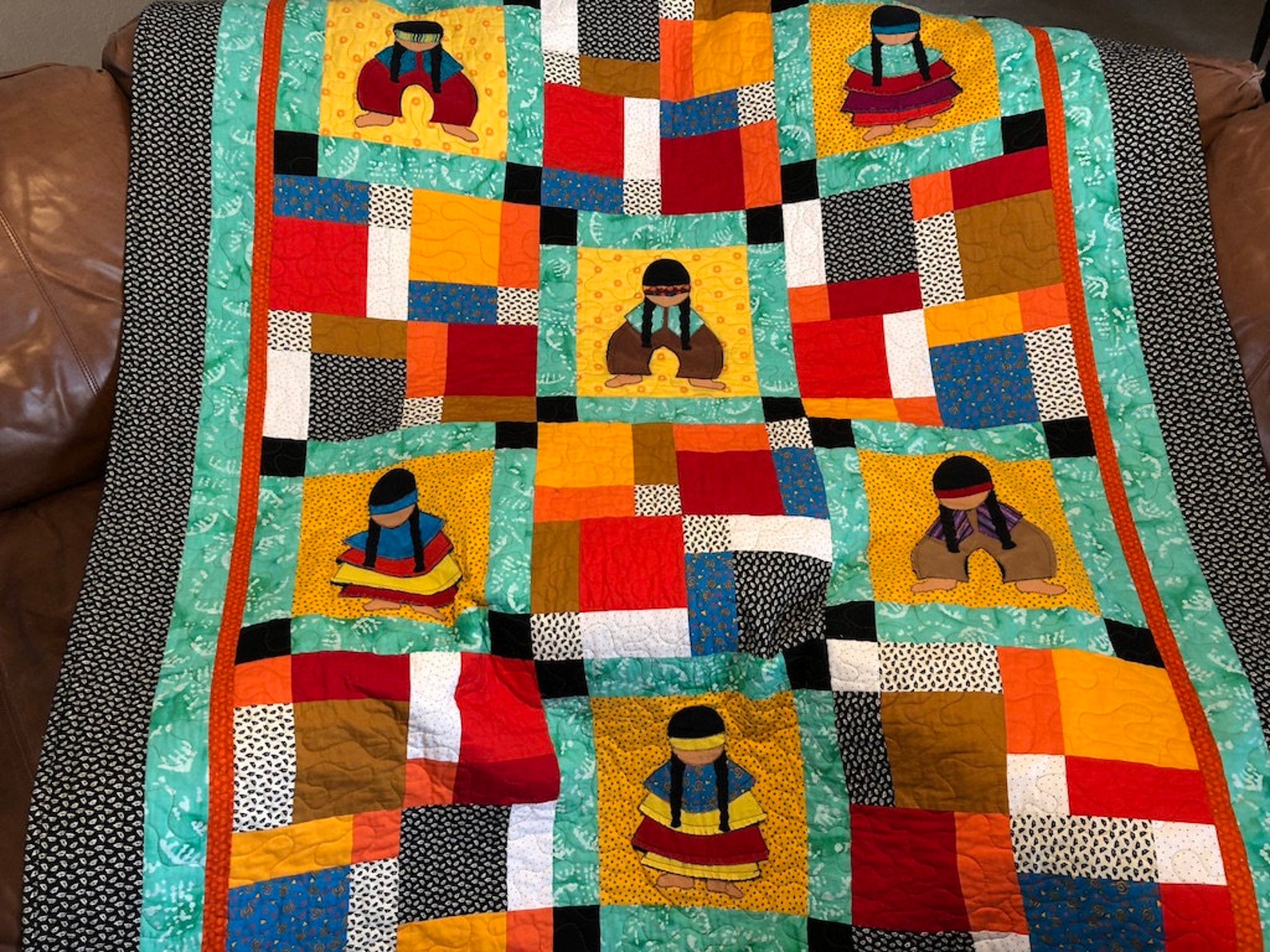 Baby Boy or Girl Quilt Pattern | Cute Western Native American Indian ...