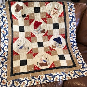 Baby Western Quilt Pattern | Western Pals | Cute Cowboy Themed Gift | Easy Bed or Wall Hanging Appliqué