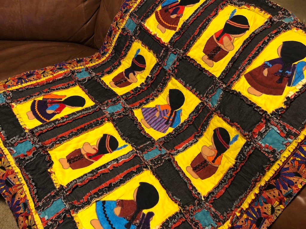 Baby Quilt Pattern | Cute Western Native American Indian & Southwest ...