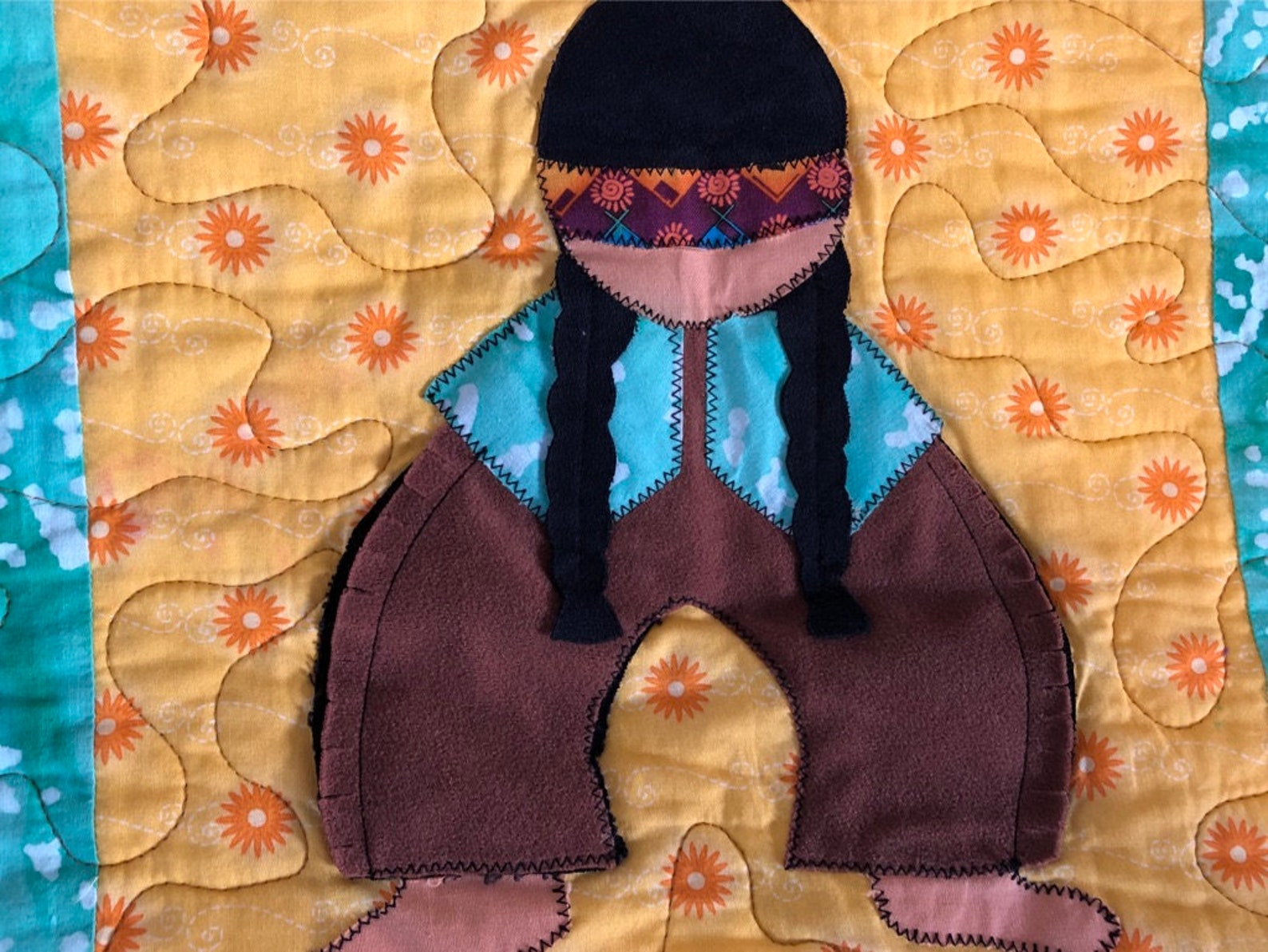 Baby Boy or Girl Quilt Pattern | Cute Western Native American Indian ...