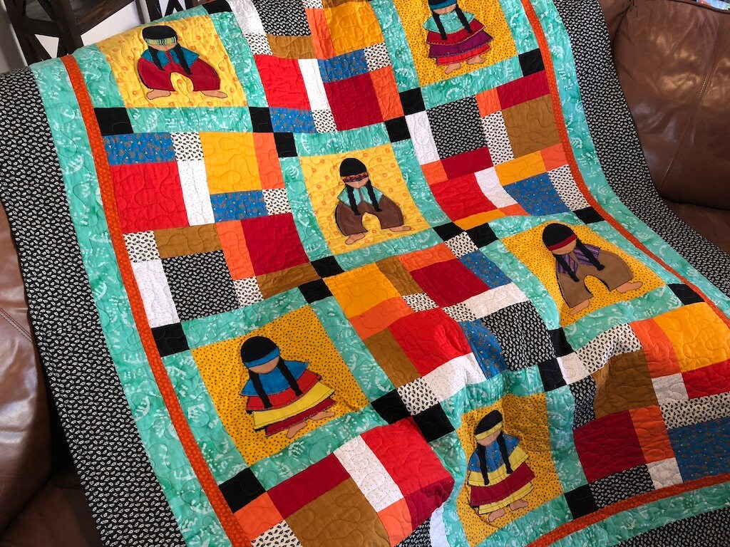 Baby Boy or Girl Quilt Pattern | Cute Western Native American Indian ...