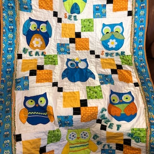 Tweet No Evil Owl Themed Quilt Pattern