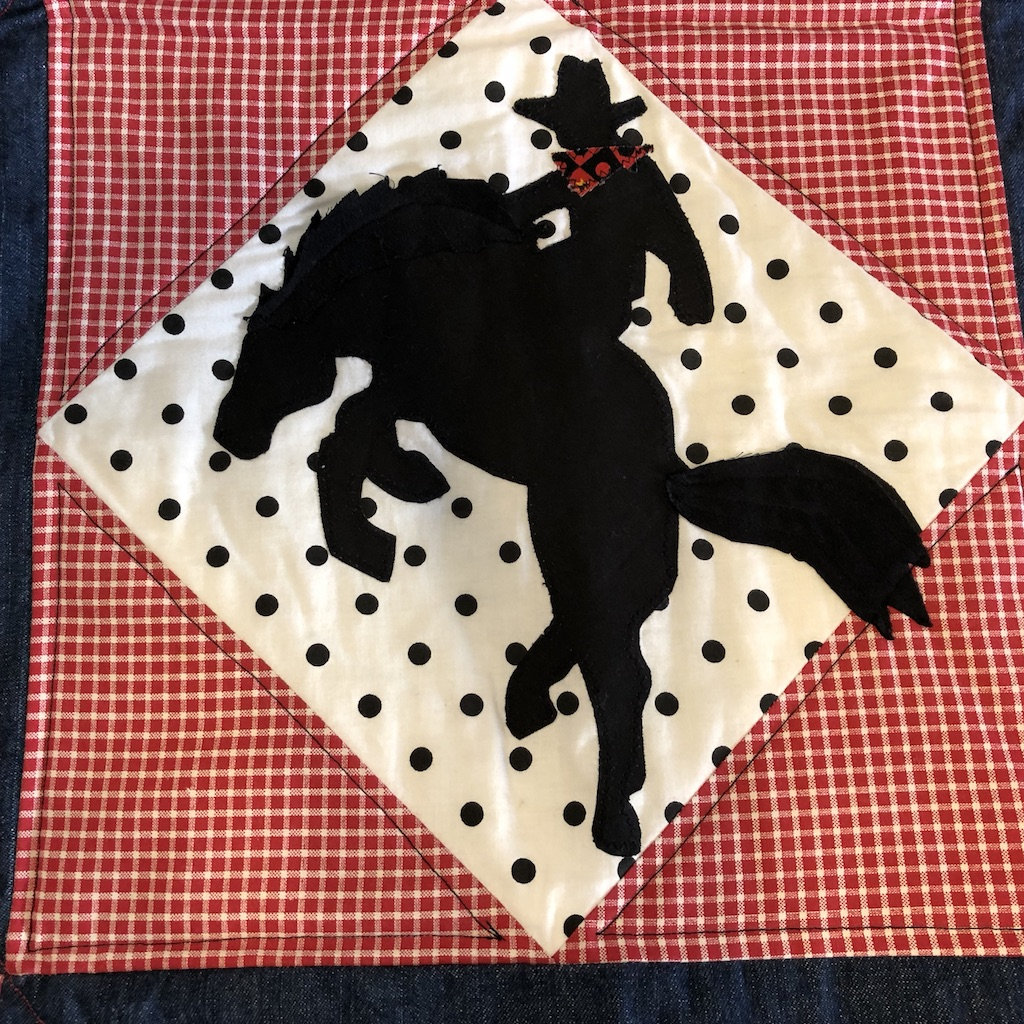 Cowboy Quilt Pattern | Wrangler | Cute Western Horse or Pony Gift ...