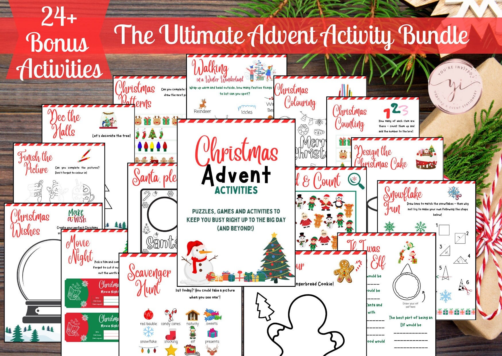 christmas-advent-activities-printable-christmas-activity-sheets-printable-advent-calendar-christmas-activity-holiday-activity-etsy
