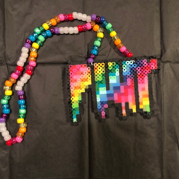PLUR Perler Necklace