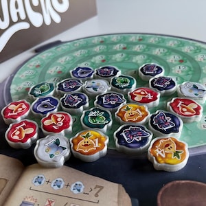 Quacks of Quedlinburg Ingredient Chips Tokens - REFRESHED VERSION