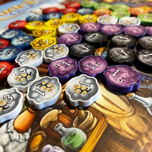 Quacks of Quedlinburg Ingredient Chips Tokens