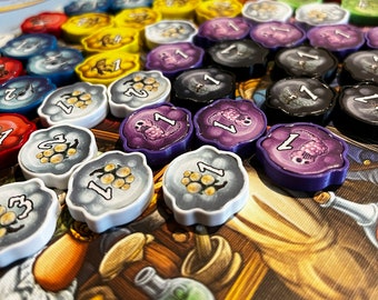 Quacks of Quedlinburg Ingredient Chips Tokens