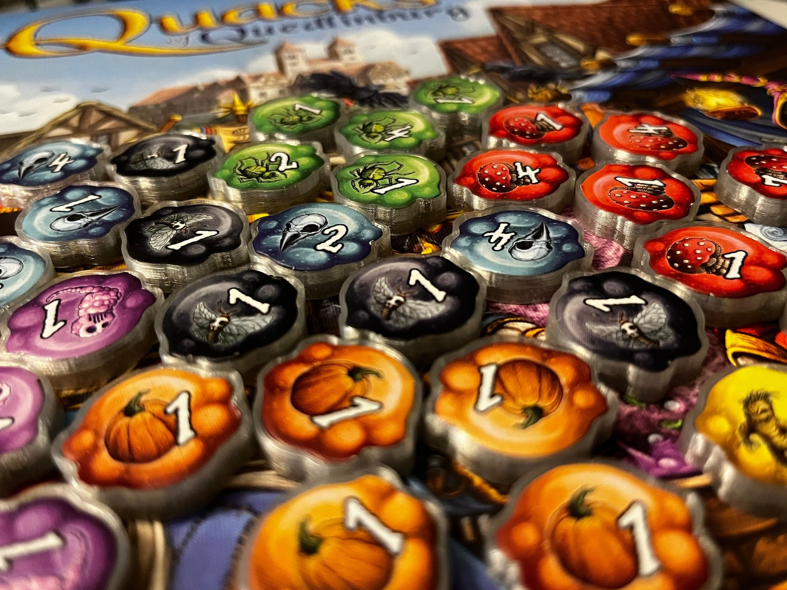 Quacks of Quedlinburg Ingredient Chips Tokens Etsy