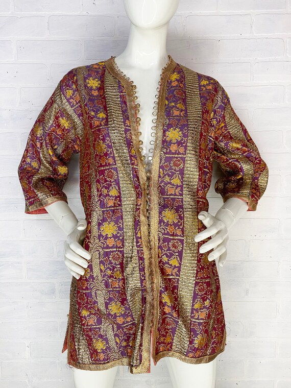 Metallic Gold Indian Party Tunic | Metallic gold p
