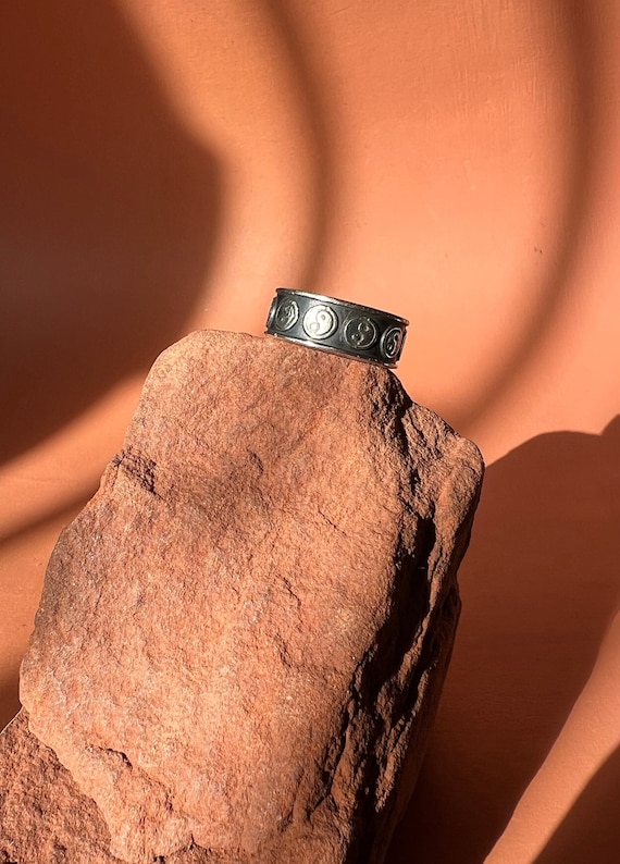 Taxco mexico band ring - Gem Taxco mexico band ring - Gem