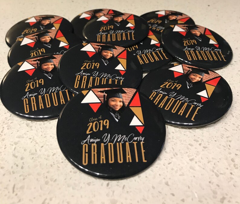 Graduation Buttons Etsy