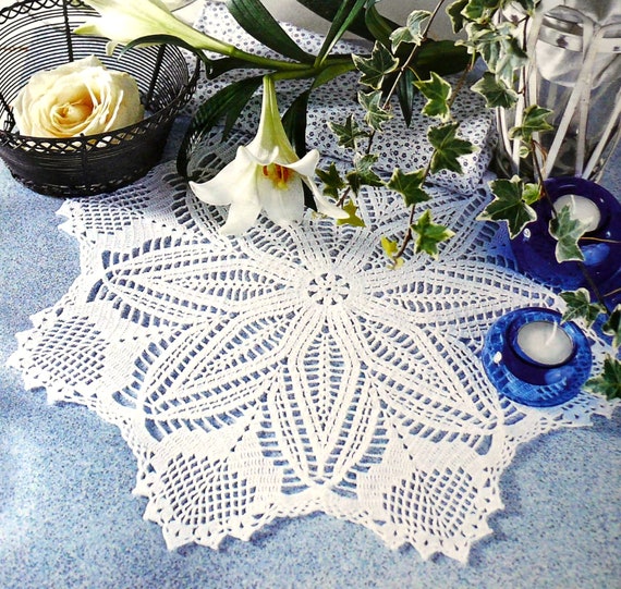 Vintage crochet doily pattern vintage crafts tutorial | Etsy