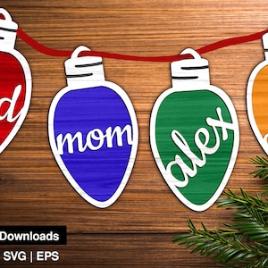 Enfeite de Natal | Ornamento da ampola do Natal de <br> Entrega Rápida? Corte a laser | Arquivos digitais SVG EPS | Forja luminosa