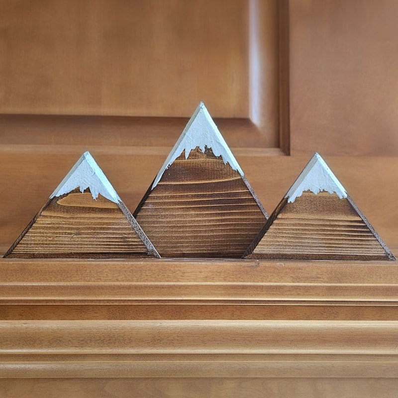 Wood Triangle Top Shelf - Etsy New Zealand