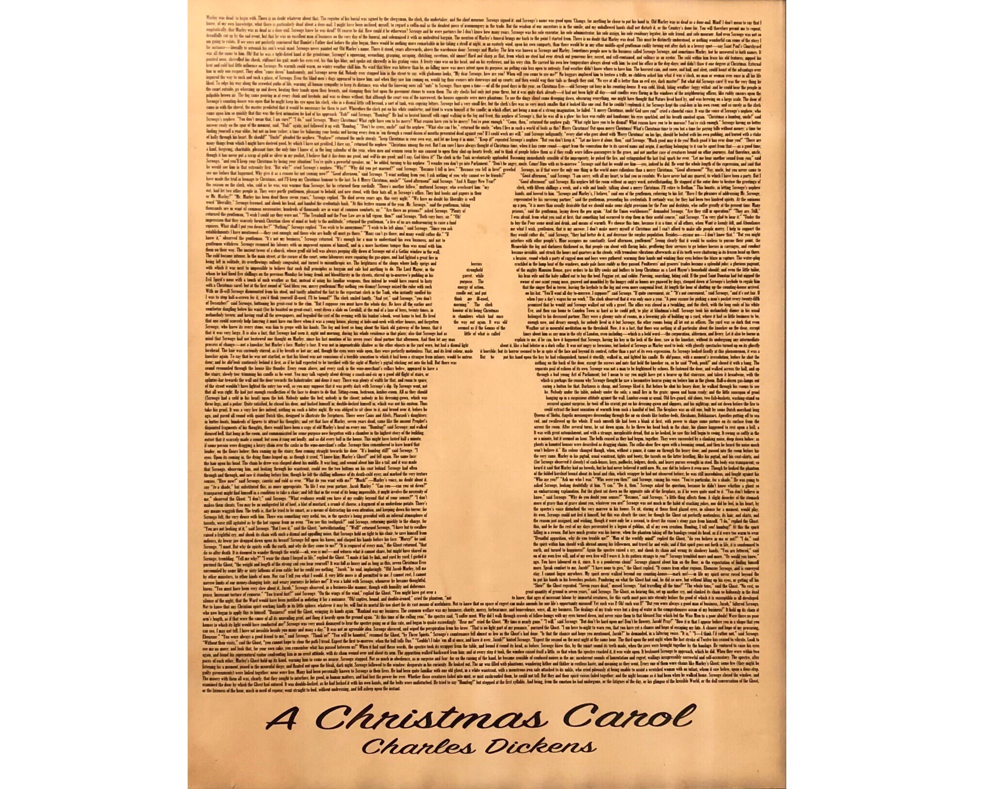 A Christmas Carol Full Text Poster  Etsy