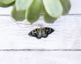 Dainty Butterfly Necklace, Dramatic Necklace, Dainty Necklace, Women Butterfly Jewelry