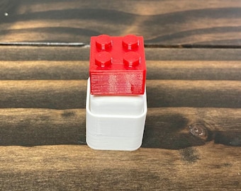 Fidget-toetsenbordtoets bouwsteen, 3D-geprint met plastic