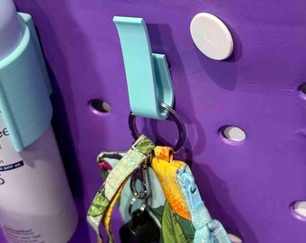 Bogg Bag Compatible Hook Clip Accessory, 3D Printed with Plastic