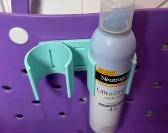 Bogg Bag Compatible Sunscreen Bottle Holder Accessory, 3D Printed with Plastic