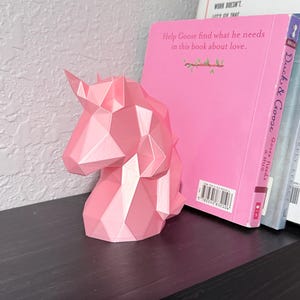 Unicorn Statue, Kids room Decor, 3D Printed with Plastic
